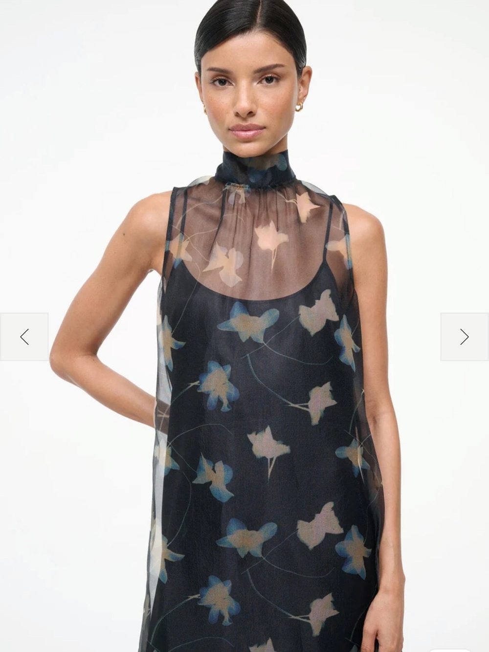 STAUD 🌚 ALBEE Maxi Dress in Botanical Shadows - Picture 3 of 9